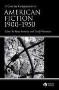 Stoneley / Weinstein |  A Concise Companion to American Fiction 1900 - 1950 | eBook | Sack Fachmedien