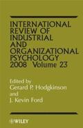 Hodgkinson / Ford |  International Review of Industrial and Organizational Psycholog, 2008 Volume 23 | eBook | Sack Fachmedien