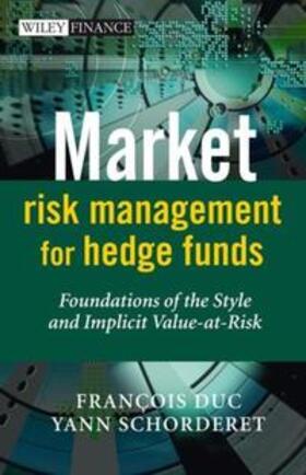 Duc / Schorderet | Market Risk Management for Hedge Funds | E-Book | sack.de