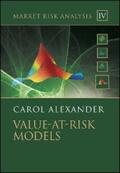 Alexander |  Market Risk Analysis, Volume IV, Value at Risk Models | eBook | Sack Fachmedien