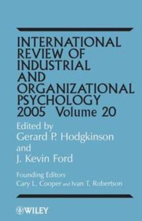 Hodgkinson / Ford / Cooper | International Review of Industrial and Organizational Psychology, 2005 Volume 20 | E-Book | sack.de