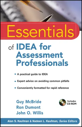 McBride / Dumont / Willis |  Essentials of Idea for Assessment Professionals | Buch |  Sack Fachmedien