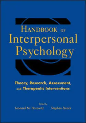 Horowitz / Strack |  Handbook of Interpersonal Psychology | eBook | Sack Fachmedien