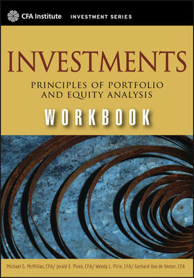 Mcmillan / Mcmillian / Pinto |  Investments Workbook (CFA) | Buch |  Sack Fachmedien