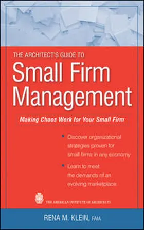 Klein | The Architect's Guide to Small Firm Management | E-Book | www.sack.de