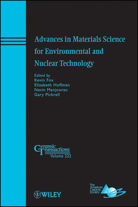 Fox / Hoffman / Manjooran |  Advances in Materials Science for Environmental and Nuclear Technology | Buch |  Sack Fachmedien