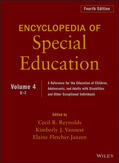 Reynolds / Vannest / Fletcher-Janzen |  Encyclopedia of Special Education, Volume 4 | Buch |  Sack Fachmedien