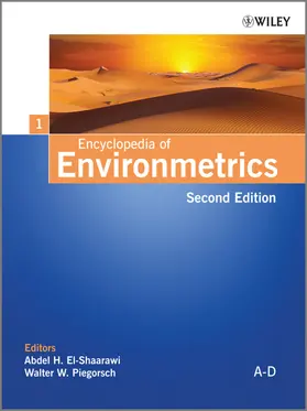 El-Shaarawi / Piegorsch |  Encyclopedia of Environmetrics, 6 Volume Set | Buch |  Sack Fachmedien