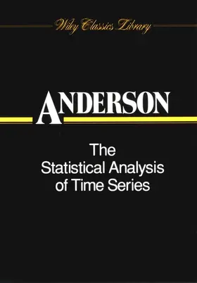 Anderson | The Statistical Analysis of Time Series | Buch | 978-0-471-04745-2 | www.sack.de