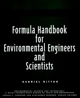 Bitton |  Formula Handbook for Environmental Engineers and Scientists | Buch |  Sack Fachmedien