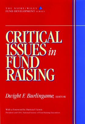 Burlingame | Critical Issues in Fund Raising | Buch | 978-0-471-17465-3 | sack.de