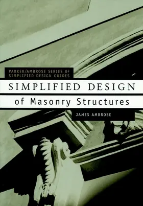 Ambrose |  Simplified Design of Masonry Structures | Buch |  Sack Fachmedien