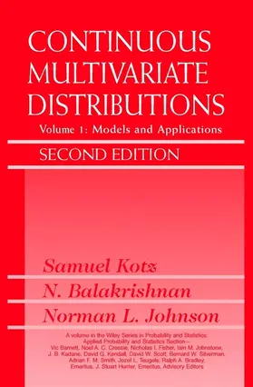 Kotz / Balakrishnan / Johnson |  Continuous Multivariate Distributions, Volume 1 | Buch |  Sack Fachmedien