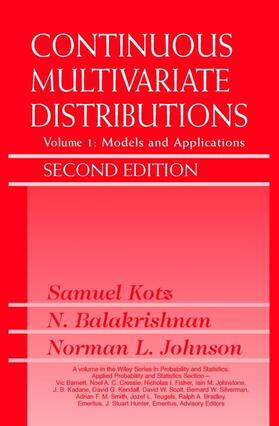 Kotz / Balakrishnan / Johnson | Continuous Multivariate Distributions, Volume 1 | Buch | 978-0-471-18387-7 | sack.de