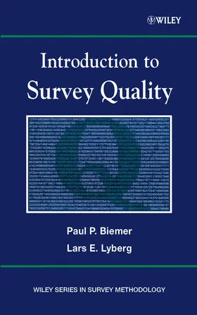 Biemer / Lyberg | Introduction to Survey Quality | Buch | 978-0-471-19375-3 | sack.de