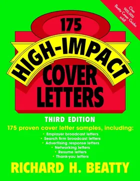 Beatty |  175 High-Impact Cover Letters | Buch |  Sack Fachmedien