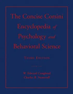 Craighead / Nemeroff |  The Concise Corsini Encyclopedia of Psychology and Behavioral Science | Buch |  Sack Fachmedien