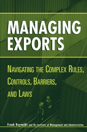 Reynolds | Managing Exports | Buch | 978-0-471-22173-9 | sack.de