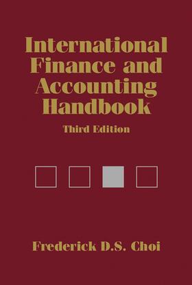 Choi |  International Finance and Accounting Handbook | Buch |  Sack Fachmedien