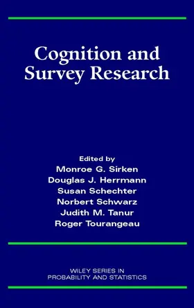 Sirken / Herrmann / Schechter |  Cognition and Survey Research | Buch |  Sack Fachmedien