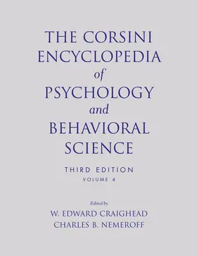 Craighead / Nemeroff |  The Corsini Encyclopedia of Psychology and Behavioral Science | Buch |  Sack Fachmedien
