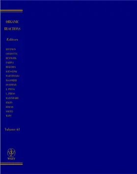  Organic Reactions, Volume 61 | Buch |  Sack Fachmedien