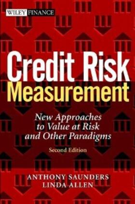 Saunders / Allen | Credit Risk Measurement | E-Book | sack.de