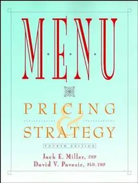 Miller / Pavesic |  Menu Pricing Strategy 4e | Buch |  Sack Fachmedien