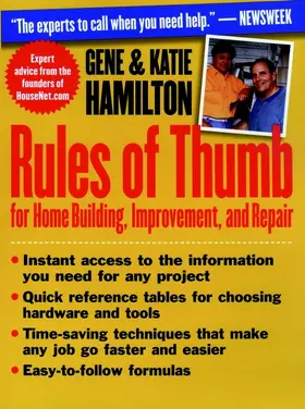 Hamilton |  Rules of Thumb for Home Building, Improvement, and Repair | Buch |  Sack Fachmedien