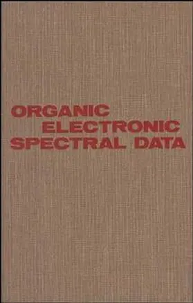 Phillips / Bates / Feuer |  Organic Electronic Spectral Data, Volume 29, 1987 | Buch |  Sack Fachmedien