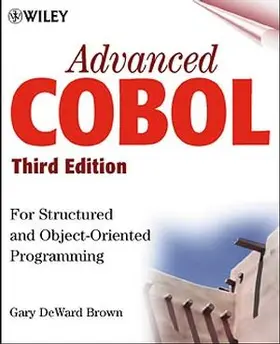 Brown |  Advanced COBOL for Structured and Object-Oriented Programming | Buch |  Sack Fachmedien