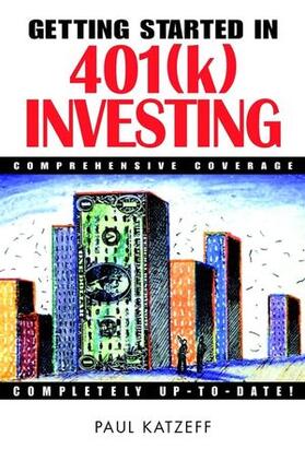 Katzeff | Getting Started in 401(k) Investing | Buch | 978-0-471-32685-4 | sack.de