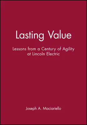 Maciariello |  Lasting Value | Buch |  Sack Fachmedien