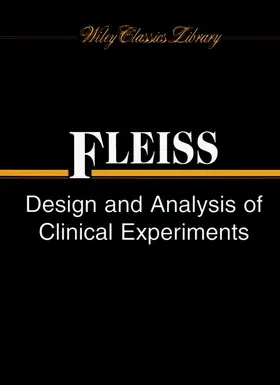Fleiss | Design and Analysis of Clinical Experiments | Buch | 978-0-471-34991-4 | www.sack.de