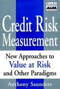 Saunders |  Credit Risk Measurement | Buch |  Sack Fachmedien