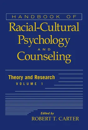 Carter |  Handbook of Racial-Cultural Psychology and Counseling, Volume 1 | Buch |  Sack Fachmedien