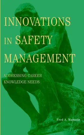 Manuele |  Innovations in Safety Management | Buch |  Sack Fachmedien