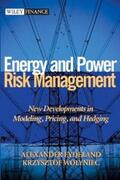 Eydeland / Wolyniec |  Energy and Power Risk Management | eBook | Sack Fachmedien