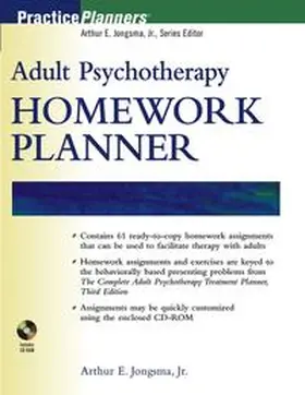 Berghuis |  Adult Psychotherapy Homework Planner | eBook | Sack Fachmedien