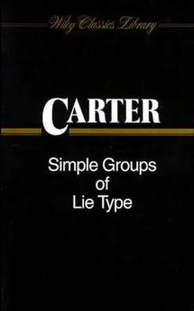 Carter |  Simple Groups of Lie Type | Buch |  Sack Fachmedien