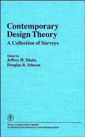 Dinitz / Stinson |  Contemporary Design Theory | Buch |  Sack Fachmedien