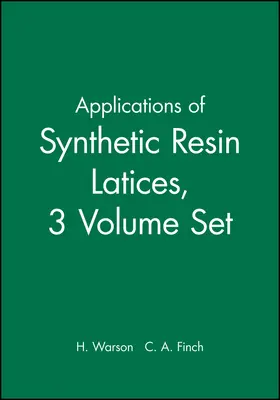 Warson / Finch |  Applications of Synthetic Resin Latices | Buch |  Sack Fachmedien