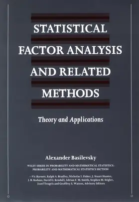 Basilevsky | Statistical Factor Analysis and Related Methods | Buch | 978-0-471-57082-0 | www.sack.de