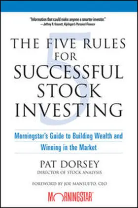 Dorsey |  The Five Rules for Successful Stock Investing | eBook | Sack Fachmedien