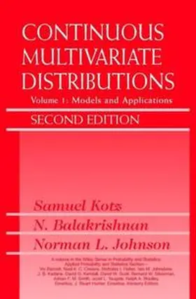 Kotz / Balakrishnan / Johnson | Continuous Multivariate Distributions, Volume 1 | E-Book | sack.de