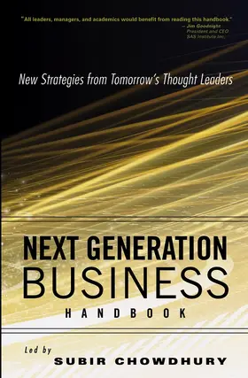 Chowdhury |  Next Generation Business Handbook | Buch |  Sack Fachmedien