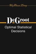 DeGroot |  Optimal Statistical Decisions | Buch |  Sack Fachmedien
