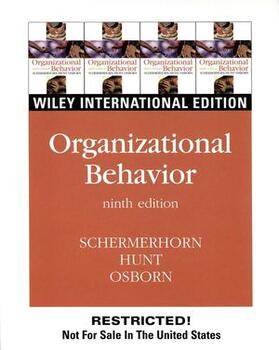 Schermerhorn / Hunt / Osborn | Organizational Behavior | Buch | 978-0-471-70150-7 | sack.de
