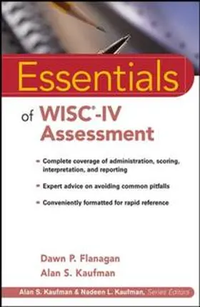 Flanagan / Kaufman |  Essentials of WISC-IV Assessment | eBook | Sack Fachmedien