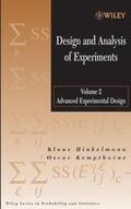 Hinkelmann / Kempthorne |  Design and Analysis of Experiments, Volume 2 | eBook | Sack Fachmedien